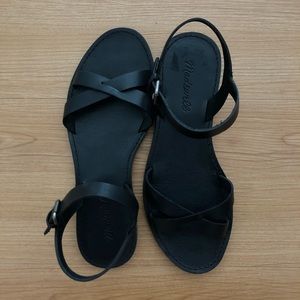 Madewell Boardwalk Criss Cross Sandals